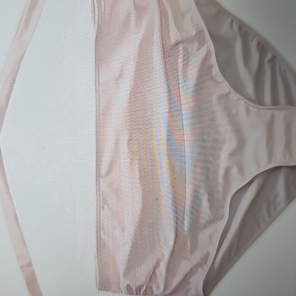 NWT High-Waisted Tummy Control 2 piece Bikini Set Pink 2XL - Picture 8 of 8